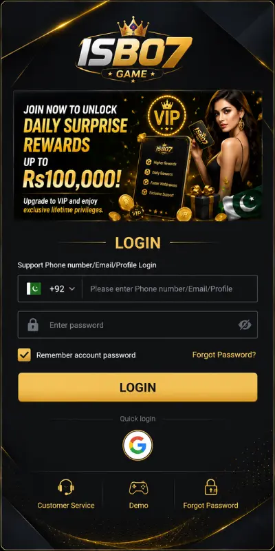 ISB07 Game login